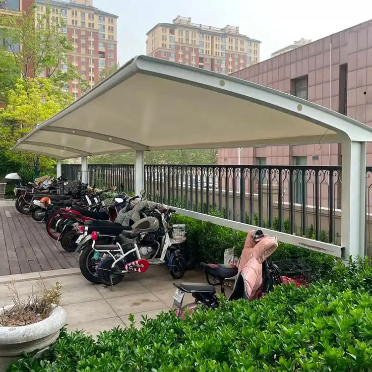 镇安县膜结构电动车棚